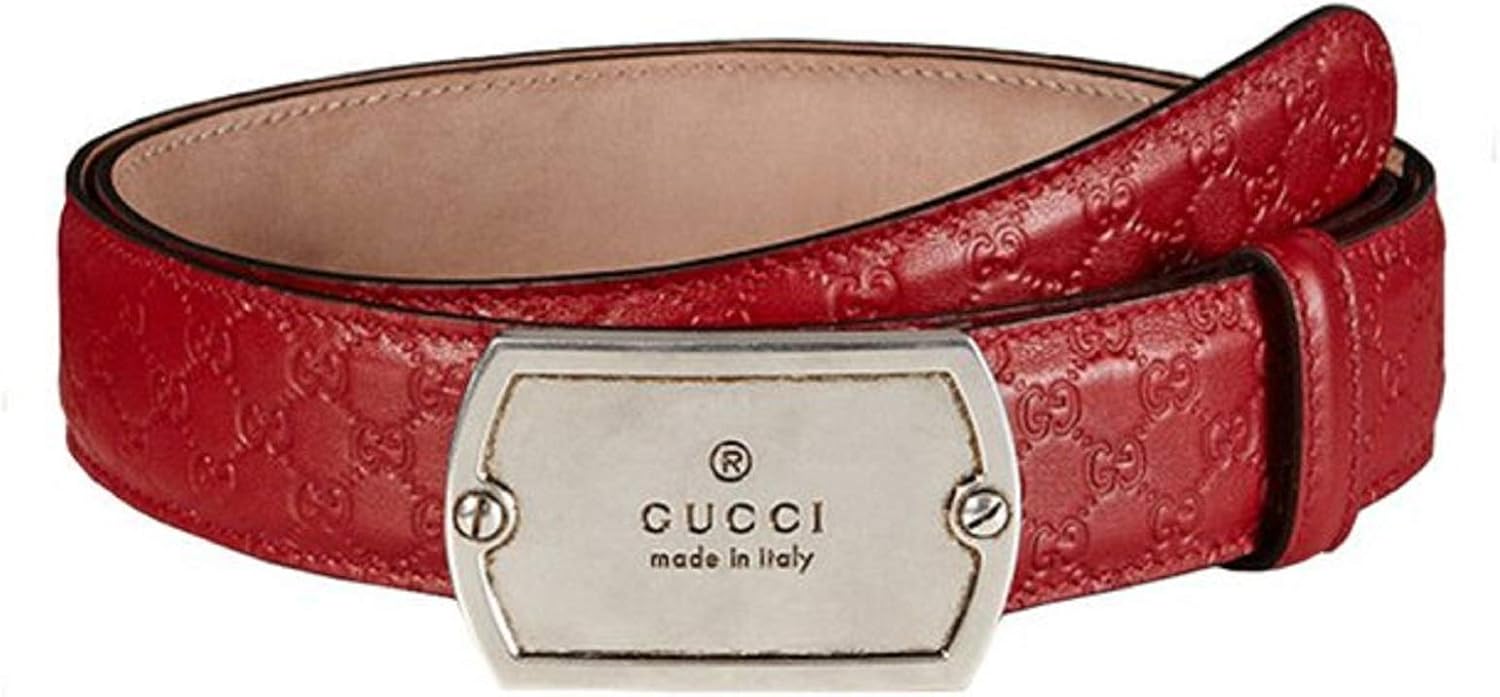 red gucci belt amazon