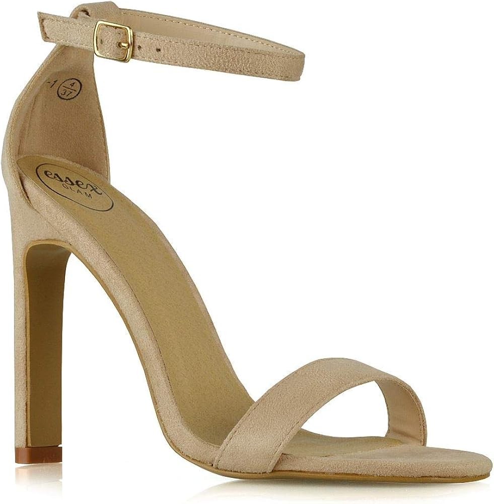 barely there high heel sandals