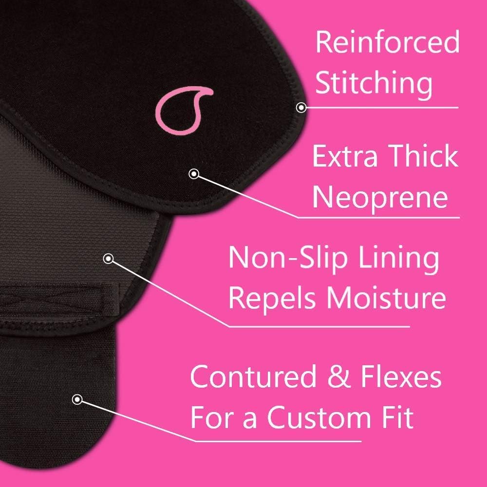 Sweet Sweat Waist Trimmer - Black/Pink | Premium Waist Trainer Sauna Belt for Men & Women: Clothing