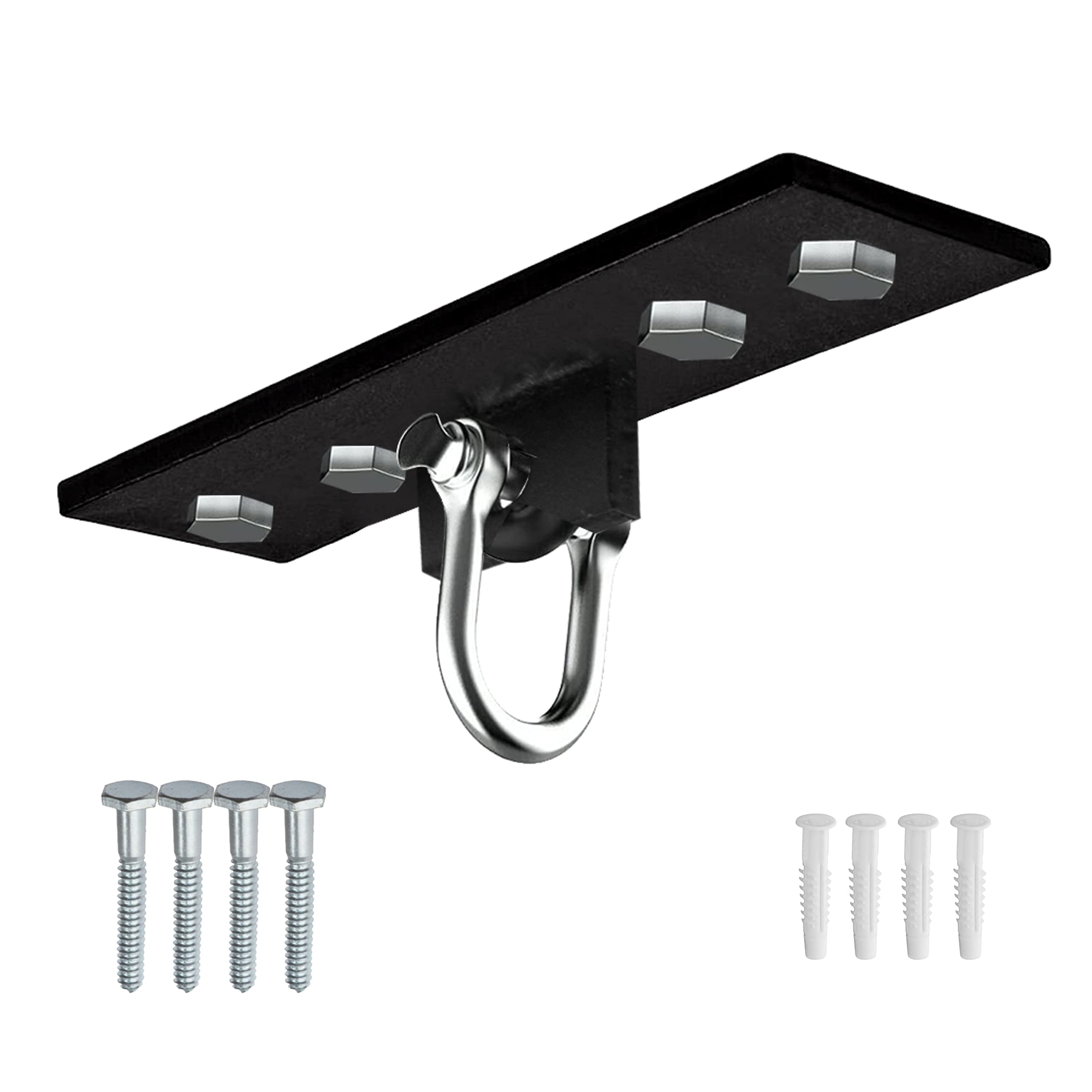 Ceiling Hook 7'' Punching Bag 4 Holes Bracket Boxing MMA Hanger Stand