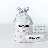 CREVENT Small Fluffy Baby Blanket 75x100cm Grey view 2