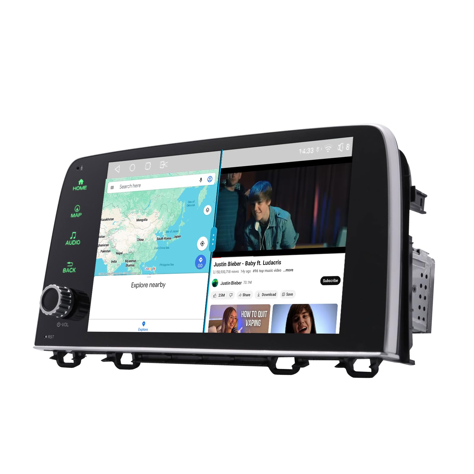 JOYING Android 12 Car Radio For 2017-2021 Honda CR-V – 9" Touchscreen, 4GB/64GB, Plug & Play