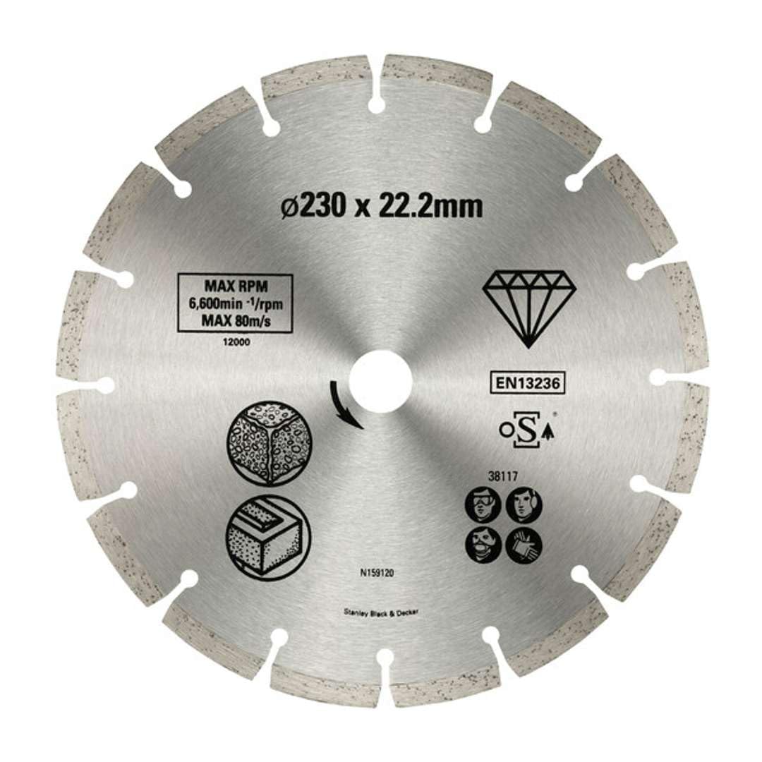 Disco diamantado segmentado 230 mm