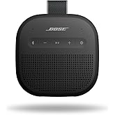 Bose SoundLink Micro Portable Bluetooth Speaker (2nd Gen), Wireless Outdoor Speaker, Up to 12 Hours Battery Life, Waterproof and Dustproof, Black