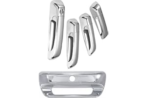 MOUDOAUER 4Pcs Car Repairing Door Handle Covers with Tailgate Cover for Dodge Ram 2500 3500 2020-2025