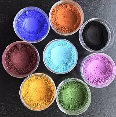 Cosmetic Grade Matte Mineral Makeup Pigments for DIY Soap, Toiletry Crafters