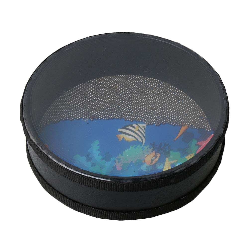 YibuyWave Bead Ocean Drum Musical Instruments 8 inch
