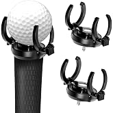 Shu-Ran 2 Pack Magnetic Golf Ball Retriever, Screw-in Golf Ball Grabber for End of Putter, Golf Ball and Club Pick-Up Tool with Foldable Claw, Easy Installation &amp; No Drilling Required