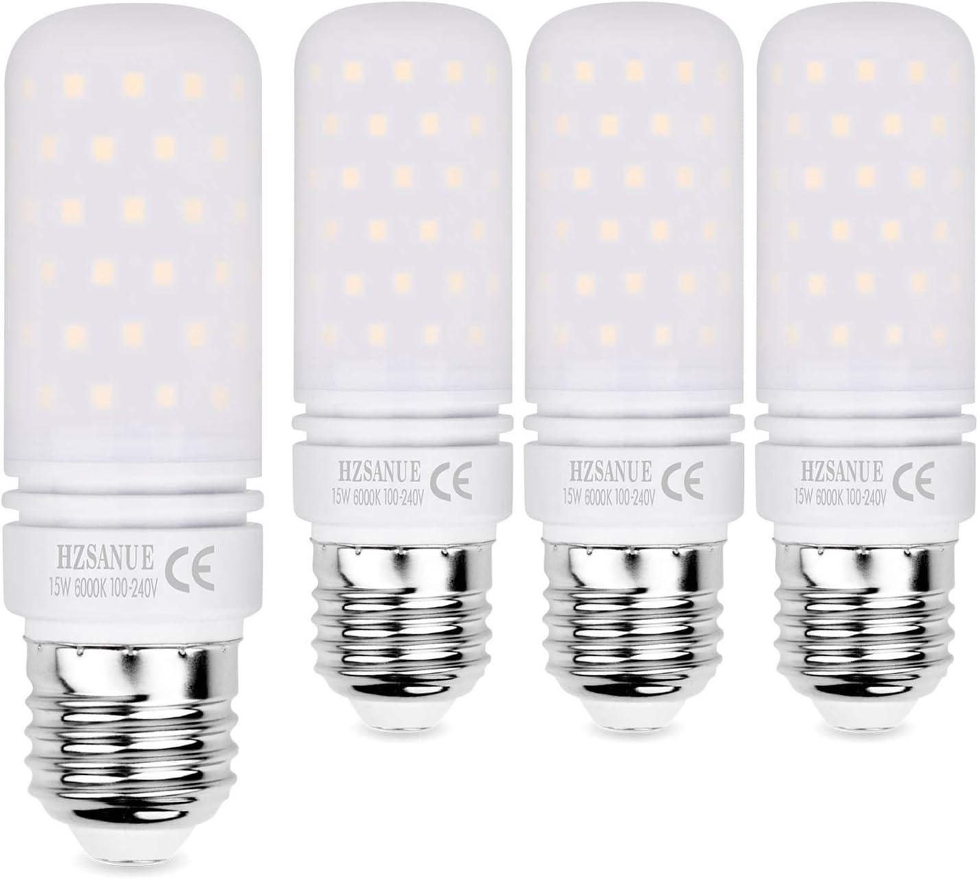 HZSANUE Led Light Bulbs 15W, 120W Incandescent Bulbs Equivalent, 1500Lm, 6000K Daylight White