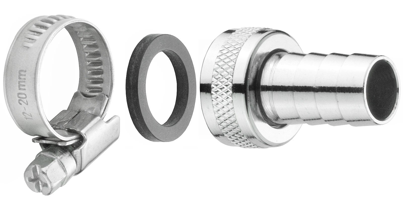 CORNAT TEC308097 22/1-inch Chrome Hose Coupling