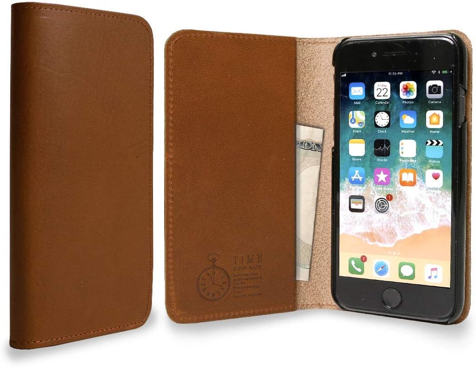 Amazon Co Jp Iphone 11 Pro ケース 手帳型 本革 栃木レザー 国産 マグネットなし ベルトなし 薄型 カバー ブラウン Apple 家電 カメラ