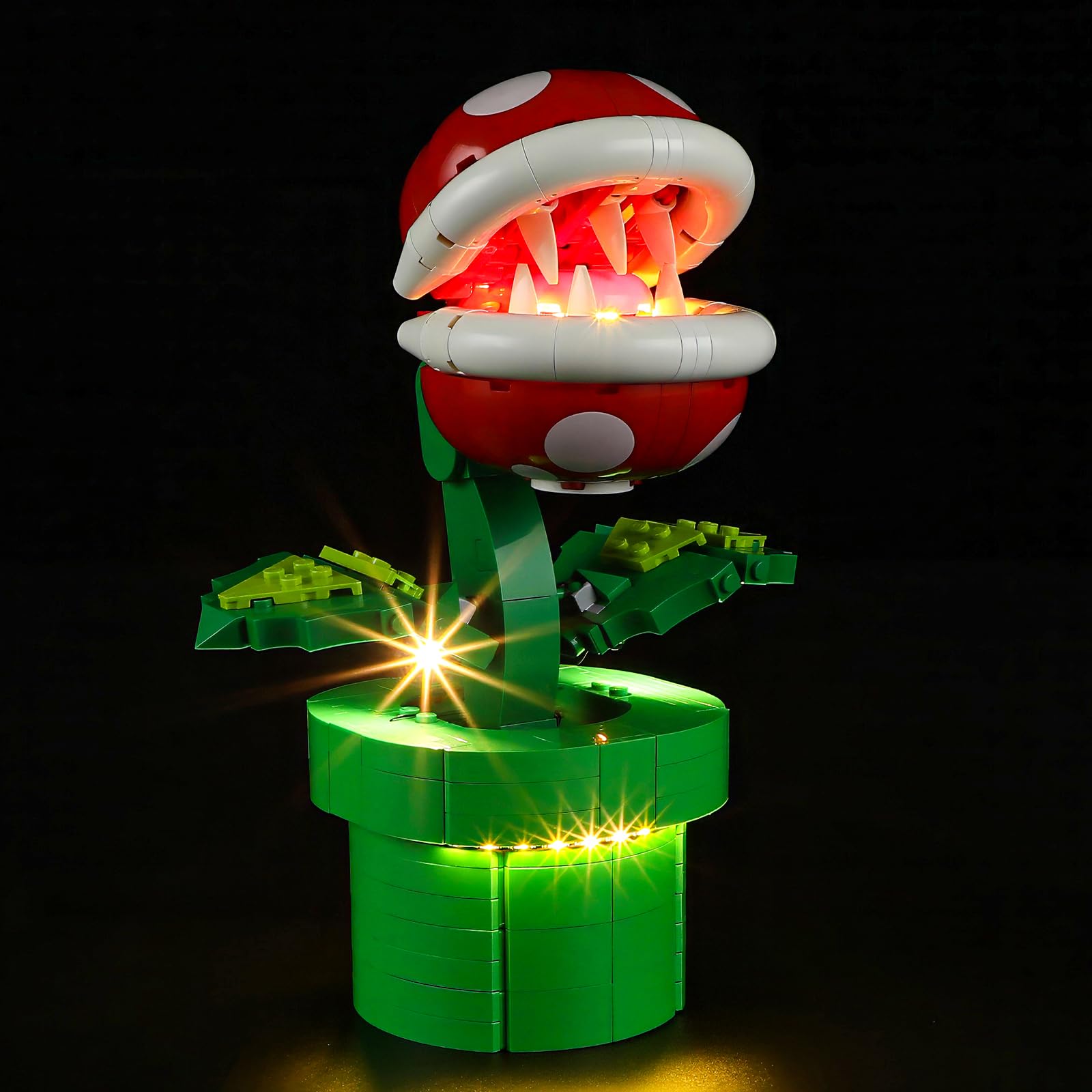 YEABRICKS LED Light for Lego-71426 Super Mario Piranha Plant Building Blocks Model (Lego Set NOT Included)