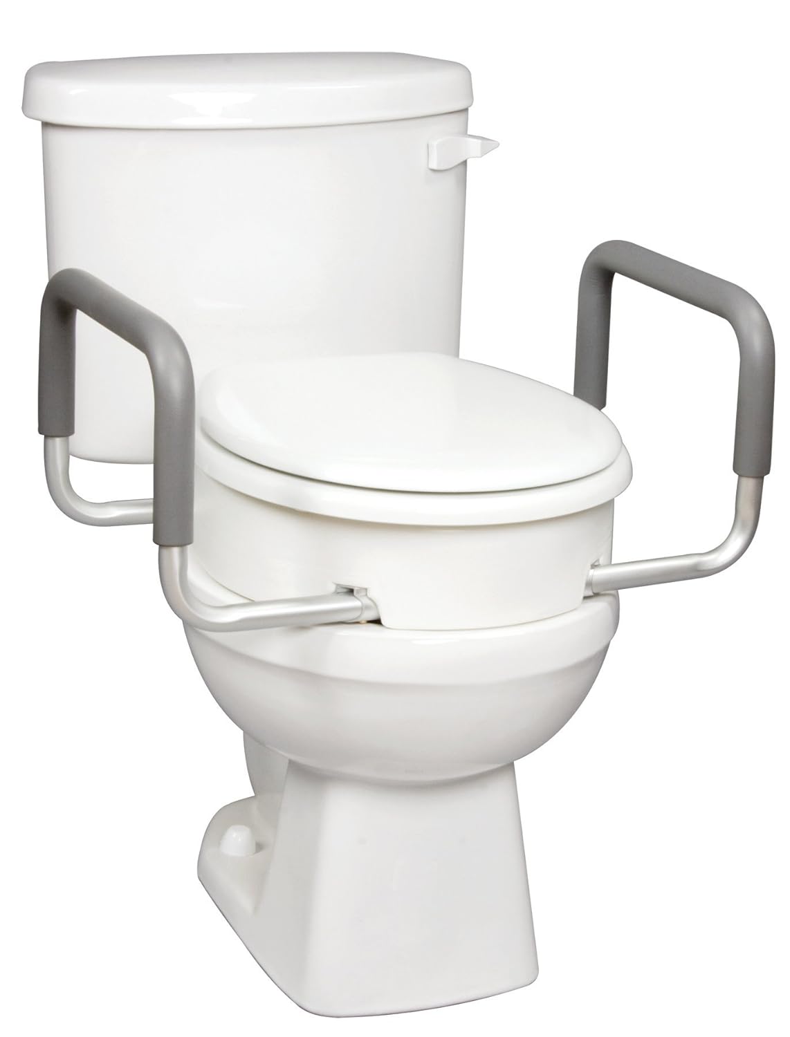 Carex Health Brands Toilet Seat Elevator with Handles for Standard