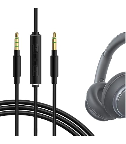Amazon.com: GEEKRIA Audio Cable with Mic and Mute Control