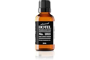 AIR-SCENT AirScent Hotel Diffuser Oil No. 1015 - Premium Fragrance Oil for Ultrasonic and Waterless Diffusers and Crafting - 30 mL, 1 fl oz Glass Dropper Bottle - Cassis, Jasmine and Petrichor