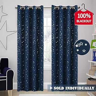 Twinkle Star Curtain For Kids Bedroom Kids Curtains Blockout
