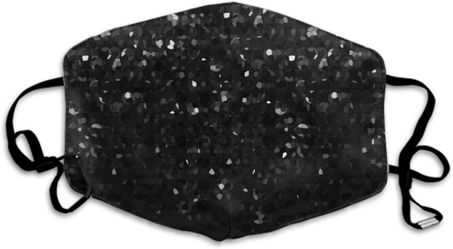 Mouth Mask Crystal Bling Strass G283 Dust Mouth Mask Adjustable Earloop Polyester Mask