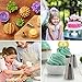 Cake Decorating Kit Pastry Tips, Food Grade Stainless Steel 6pcs Icing Piping Tips, Nozzles Set with Reusable Silicone Pastry Bag and Plastic Coupler, Baking Tools for Cake Cupcakes Cookies Decoration