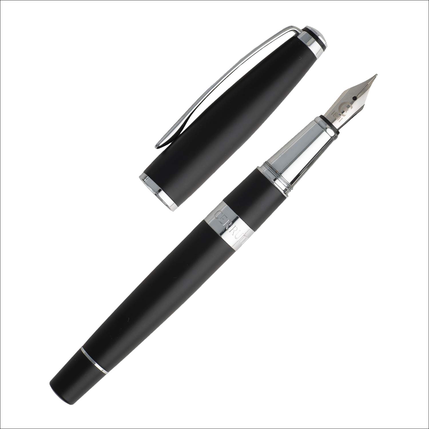 Cerruti 1881 Fountain Pen Bicolore (Black)