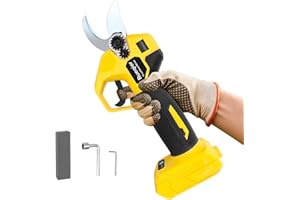 Rueqior Cordless Pruning Shears for Dewalt 20V Battery, Brushless Cordless Branch Cutter Pruner with 1.5-2-Inch inch Cut Capa