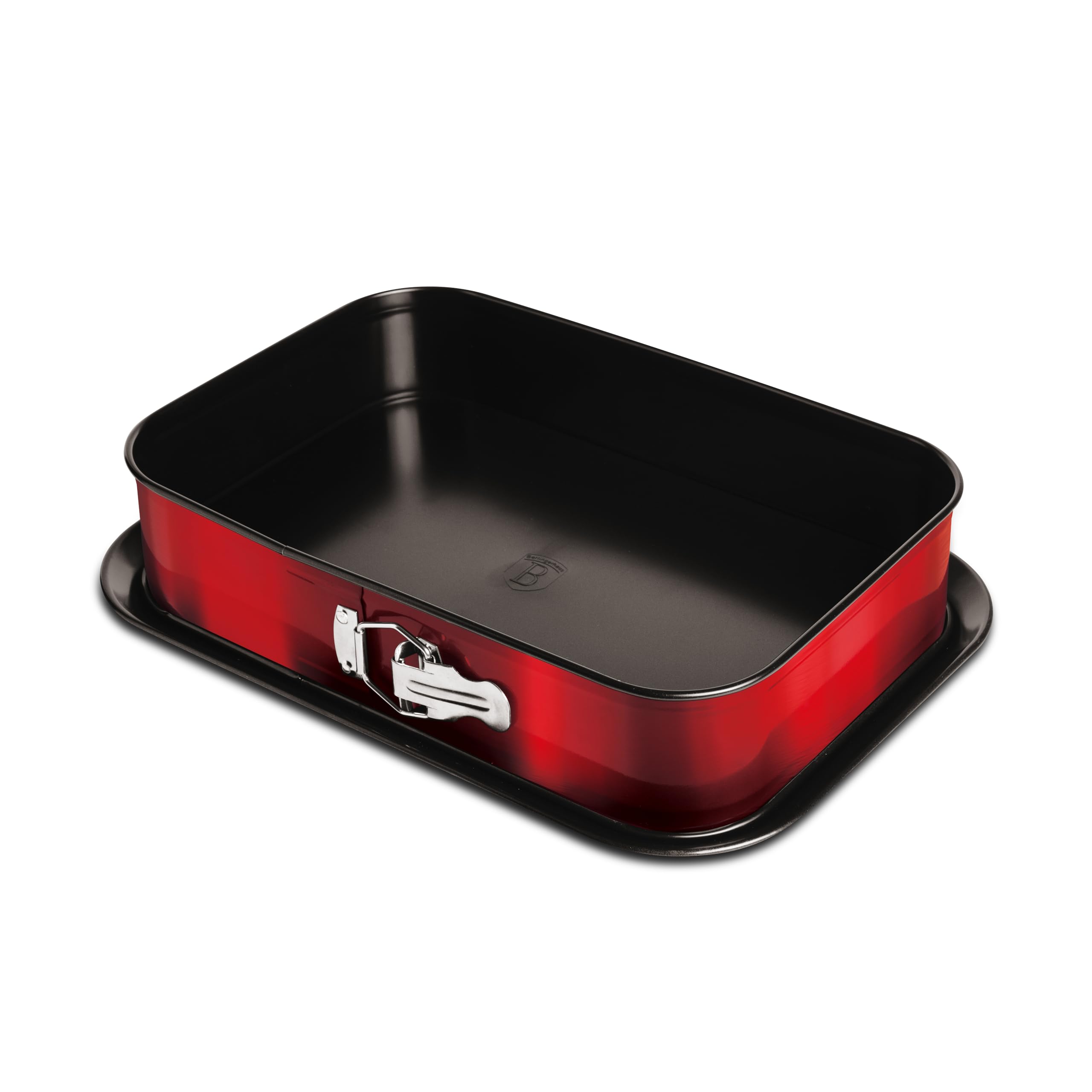 Berlinger Haus Metallic Line-Burgundy Square Edition 39 x 27 x 7.5 cm, BH/1545 Burgundy 18/8 Stainless Steel