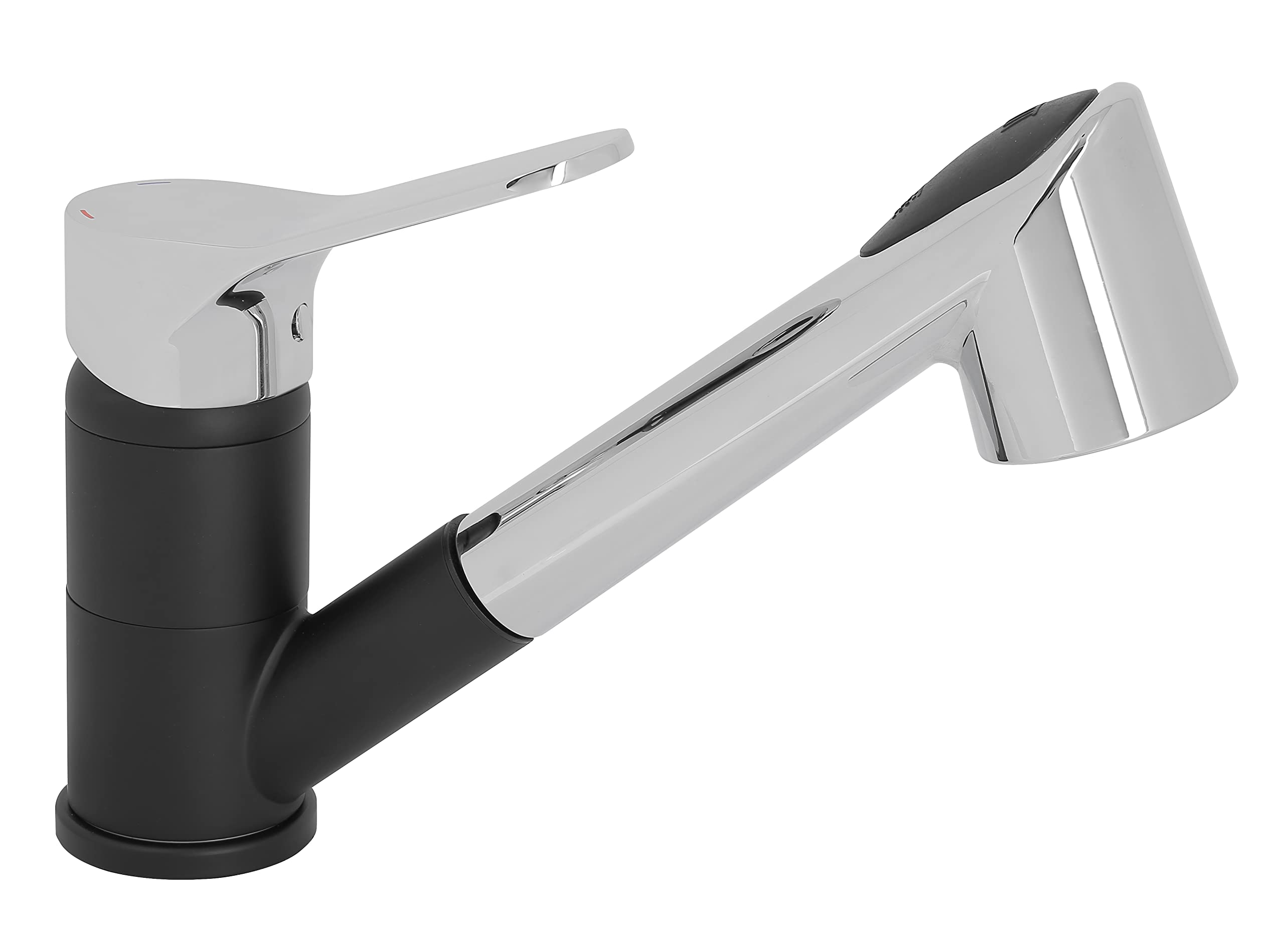 Edouard Rousseau Maore NF Sink Mixer Tap Chrome Finish Black