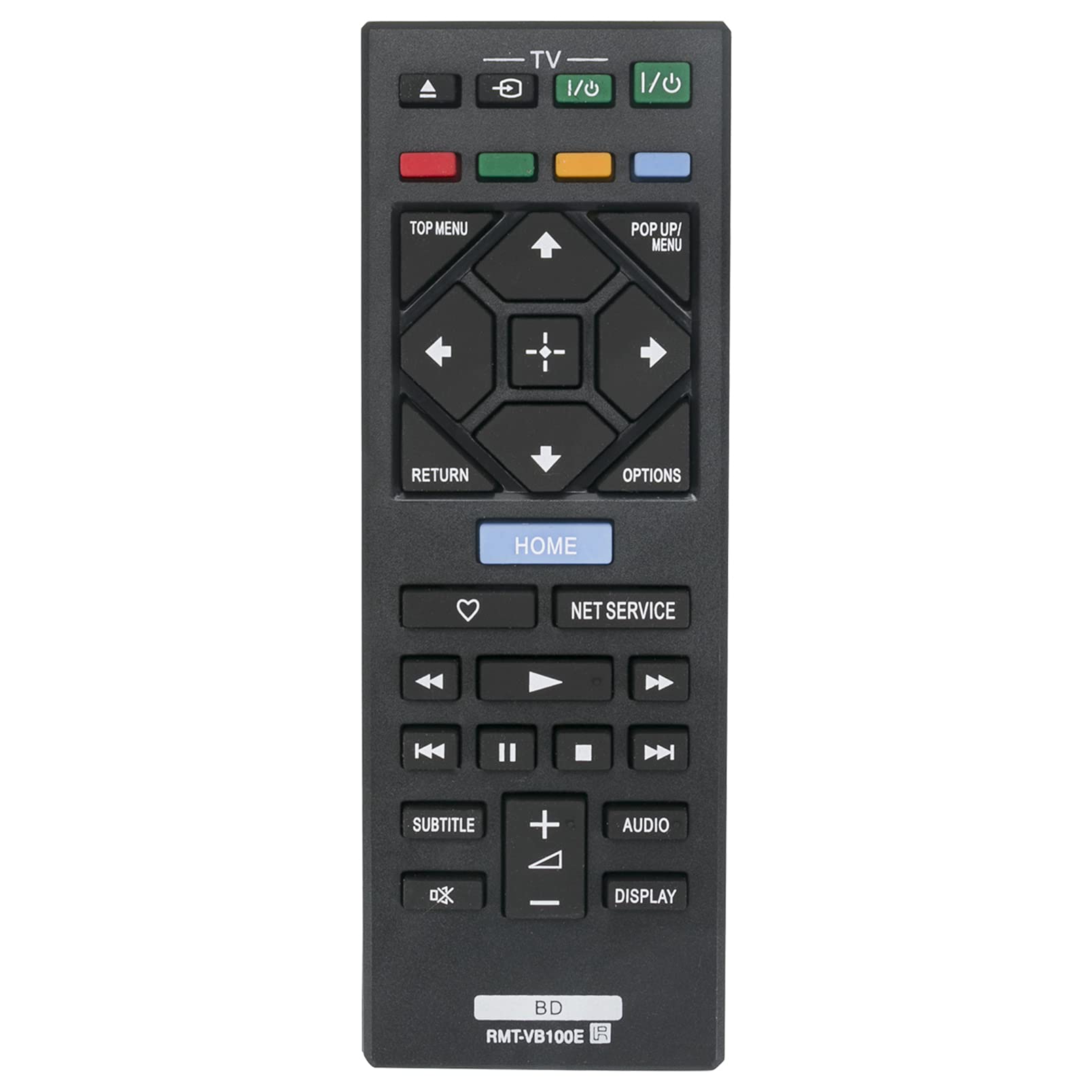 ALLIMITY RMT-VB100E Remote Control Replace fit for Sony Smart Blu-ray Player BDP-S1500 BDP-S3500 BDP-S4500 BDP-S5500 BDP-S6500 BDP-S3700 BDP-BX370 BDP-S1700 BDP-BX650