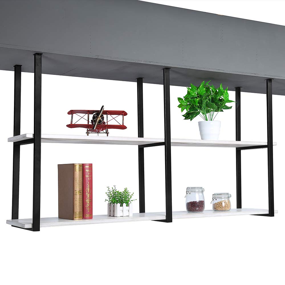 Buy Industrial Ceiling Shelf Hanging Floating Shelf,Rustic Garage