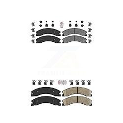 AmeriBRAKES Front Semi-Metallic Rear Ceramic Disc