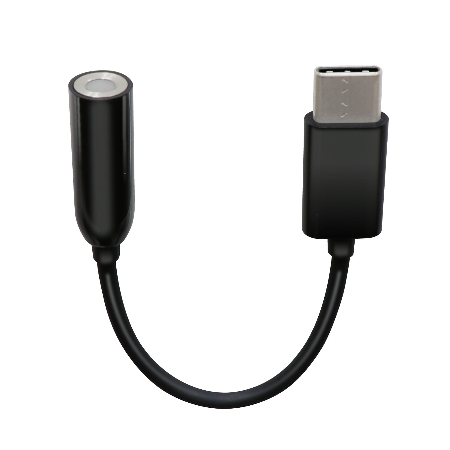 エレコム(ELECOM) イヤホン変換アダプタ タイプc USB-C イヤホンジャック変換 オーディオ 4極 iPhone15シリーズ非対応 ブラック EHP-C35BK の商品画像