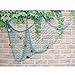 Bilipala Rustic Decorative Fishing Net Wall Decor with Seashells, Nautical Style Wall Hangings Ornaments, Blue