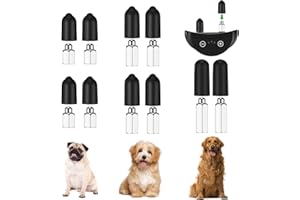 Zhengmy 24 Pcs Dog Shock Collar Rubber Tips, Dog Training Prong Collar Cover Replacement, Column Conductive, Rubber Sleeve Silicone Covers Female Contact Points for Pet Stop Barking (13mm/16mm/20mm)