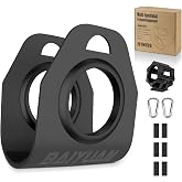 Home Gym Clips, Convert Dumbbells to Barbell, Turn Bars into Landmines, T-Bar Row with Any Grip, Hook Dumbbells on Dip Belts, Versatile Weightlifting Accessory for Olympic