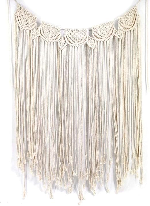 Dsfhh Tapiz Tejido Macrame Colgar De La Pared De Bohemia Boho Chic