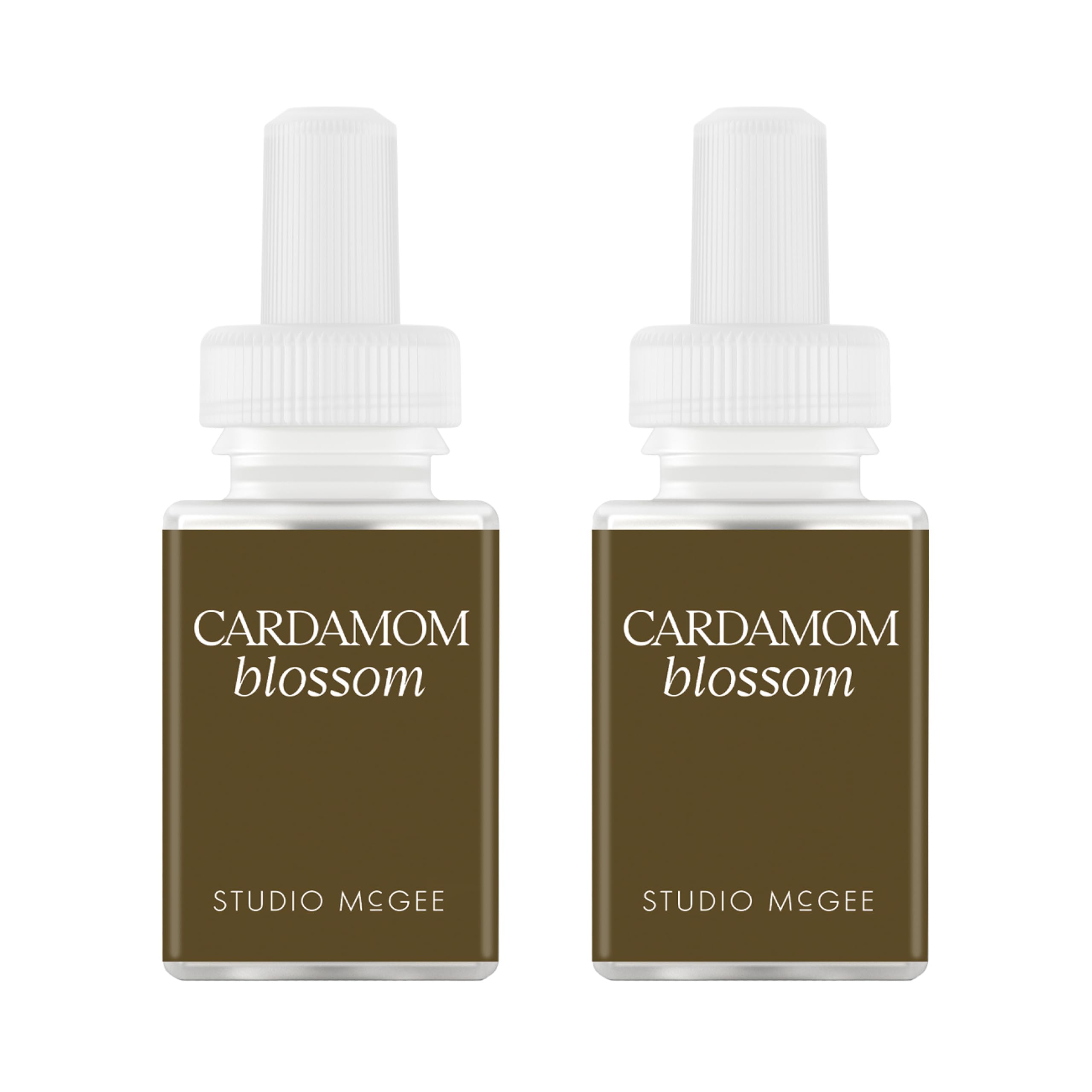 Pura x Studio McGee Home Scent Refill - Smart Air Diffuser - Up to 120-Hours of Luxury Fragrance per Refill - Home Essential - Clean & Safe Diffuser Fragrance - 2 Pack, Cardamom Blossom