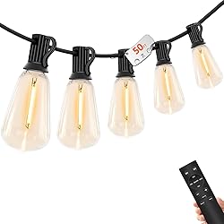 YOYONACY 50 FT Outdoor String Lights - LED
