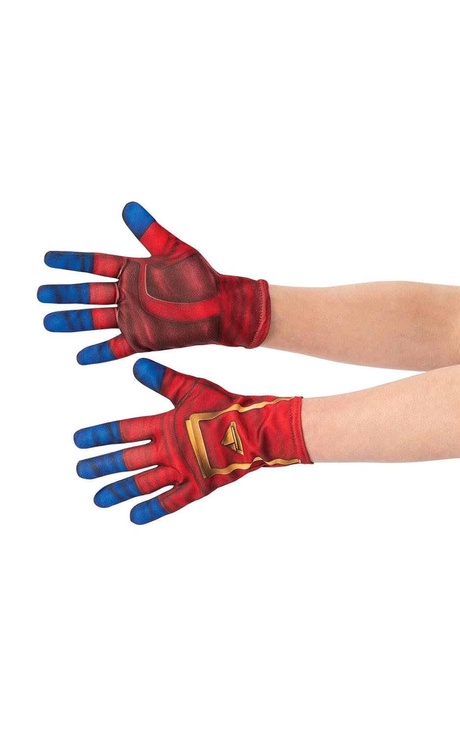 Captain Marvel Child's Costume Accessory Gloves Red/Blue