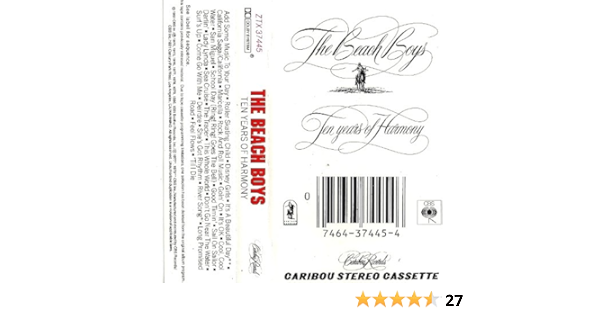 The Beach Boys Ten Years Of Harmony Amazon Com Music