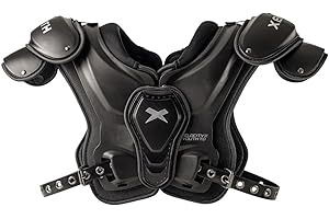 Xenith Velocity 2 Junior Vasity Football Shoulder Pads- Lightweight Protectve Gear for Larger Youth Athletes- Easy On/Off, Co
