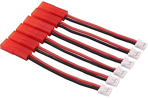 OliRC 6pcs JST to PH 2P for E-Flite 120 SR to Blade mCP-X (Ultra Micro) Lipo Battery Adapter Cables(C56-6)