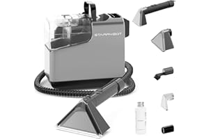 Starrybot Portable Carpet Cleaner Machine with Steam Techology for Carpet & Upholestery, 12Kpa Powerful Suction with Versatile Tools, Compact Pet Stain Remover and Deodorizer