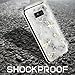 Galaxy S8 Plus Case,KAKA Samsung Galaxy S8 Plus Case,Ultra-Thin Slim Fit Shockproof Marble Pattern Anti-Scratch Dust-Proof Protective Case Cover for Samsung Galaxy S8 Plus,White Marble/Gold Branch