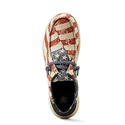 ARIAT Men's Hilo, Charcoal/American Flag Print, 13