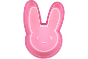 (300 Design Optional) MUBYOK M422 Easter Peeps Bunny Head Silicone Freshie Mold for Baking Aroma Beads Car Freshie Supplies