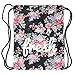 Drawstring Backpack Woman's Men's Print Sackpack (Camellia)