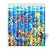 KXMDXA Blue Ocean Tropical Fish Coral Undersea World Waterproof Fabric Bathroom Shower Curtain 66 x 72 Inch
