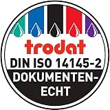 Trodat Replacement Ink Pads 6/4912/2 Pack Red Blue Ink for Office Printy view 6
