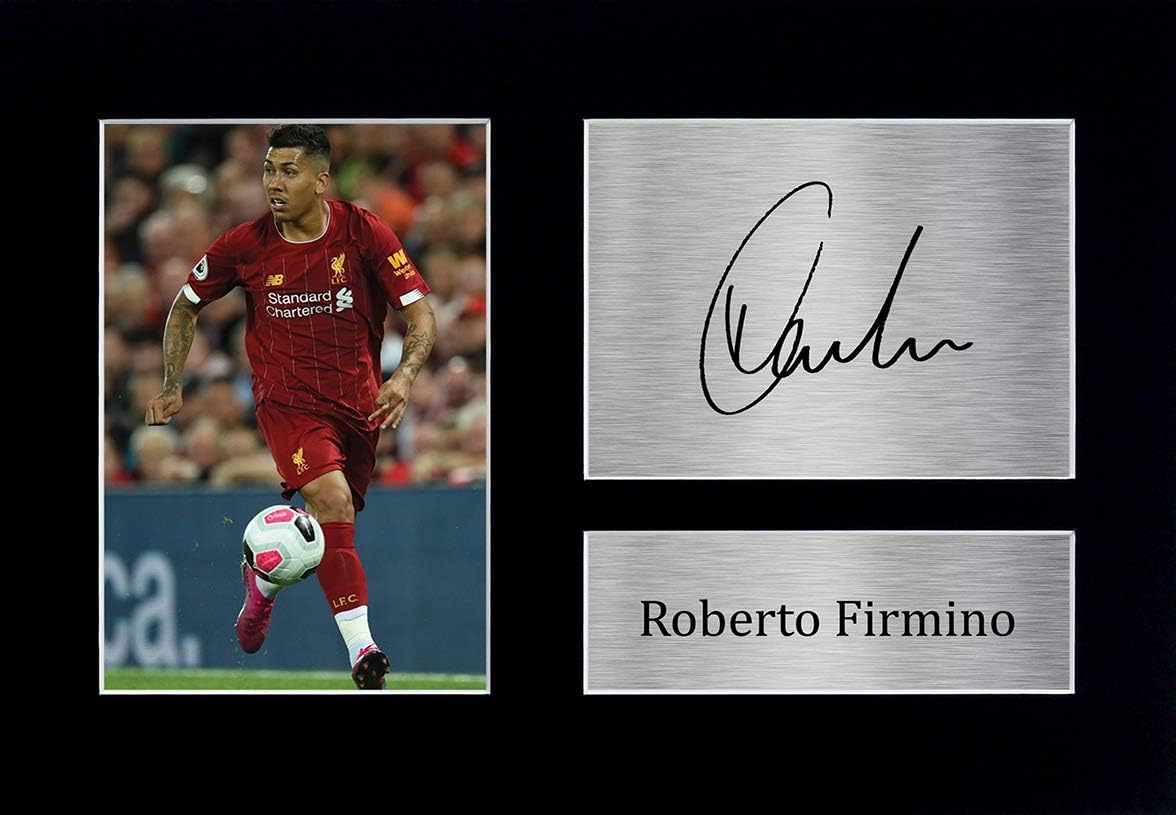 HWC Trading Roberto Firmino Gift Signed A4 Printed Autograph Liverpool Gifts Print Photo Picture Display