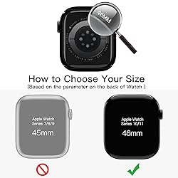 JETech Case with Screen Protector for Apple Watch