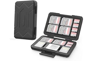 SMALLRIG 15 Slots SD Card Holder Memory Card Holder Case, Water-Resistant for SD Card, Micro SD Card, CFexpress Type A Card, 